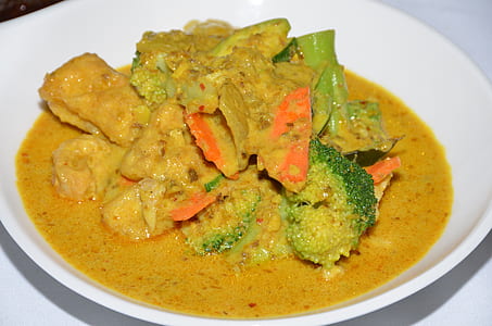 chicken curry on plate thumbnail