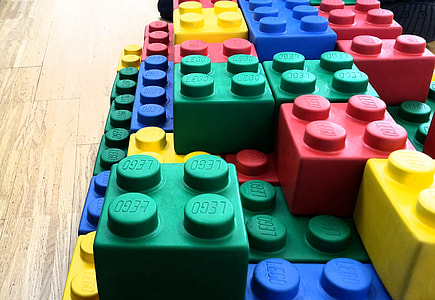 assorted-color Lego toy lot thumbnail