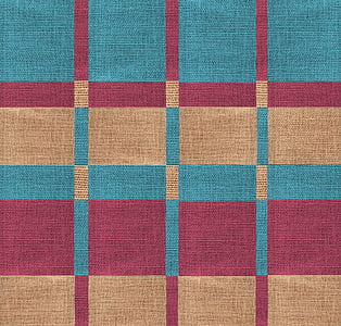 brown, red, and blue textile thumbnail