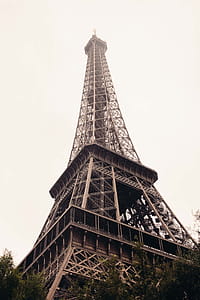 A side view from Eiffel tower s bottom to the top thumbnail