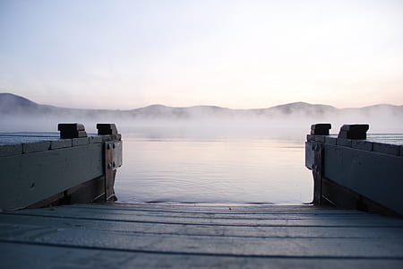 dock bridge near body of water thumbnail