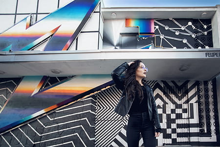 woman standing inside building thumbnail