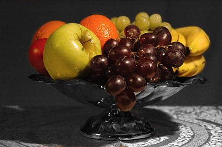 assorted fruits on scallop tray thumbnail