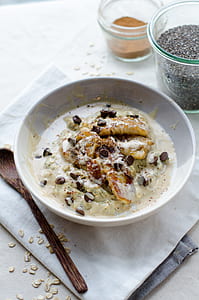 food with chocolate chips in bowl thumbnail
