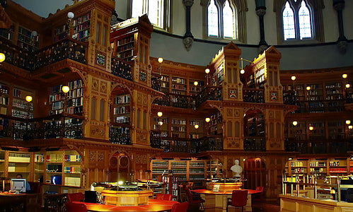 brown wooden library thumbnail