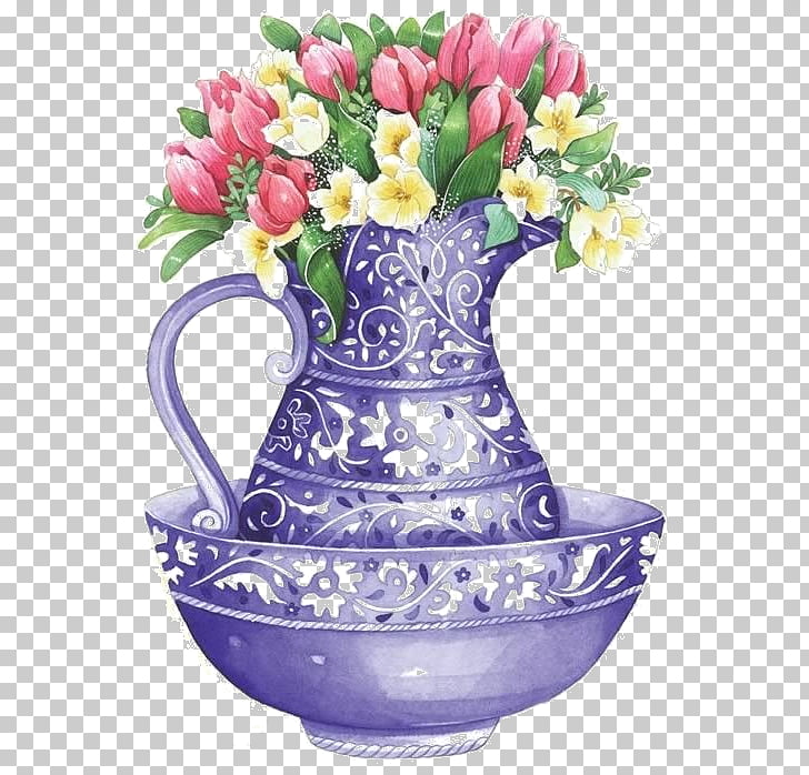 floral design decoupage vase paper flower flowers bucket paper flower florist