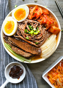 Beef  Naengmyeon  with  Kimchi  by. CharmingChef thumbnail