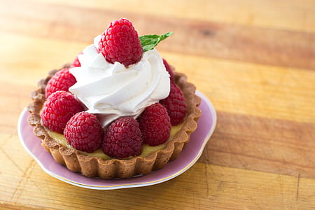 cupcake with strawberries and cream toppings thumbnail