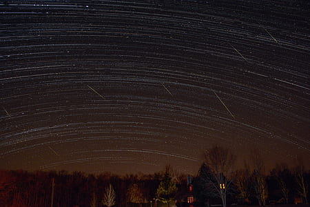time lapse photography of stars thumbnail