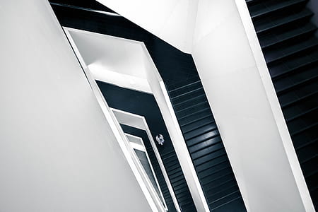 black and white stairway thumbnail