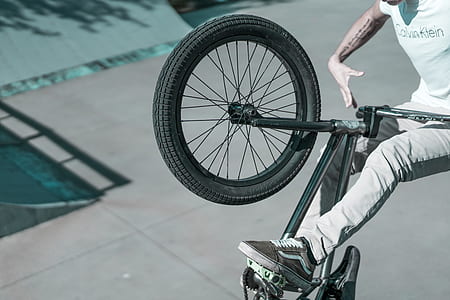 man doing tricks with his BMX bike thumbnail