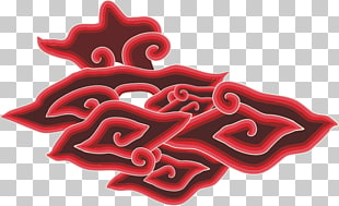 Batik Trusmi Village Cirebon Batik Megamendung, batik, red cloud graphics art PNG clipart