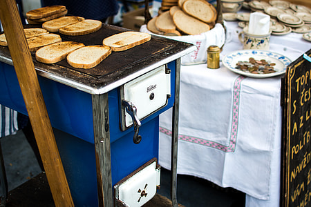 Traditional Czech toasted bread with garlic thumbnail
