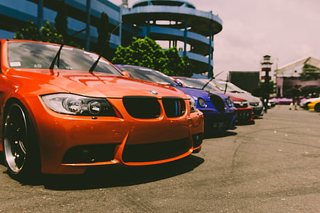 cars parked near building thumbnail
