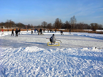 group of people playing on snow thumbnail