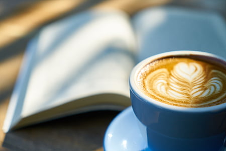 coffee with rosetta latte art thumbnail