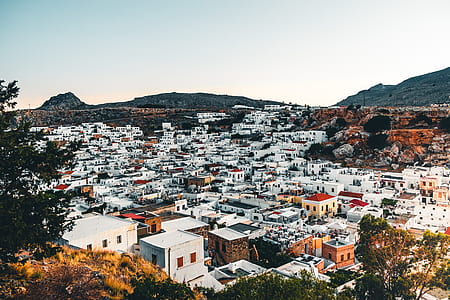 landscape photography of village thumbnail