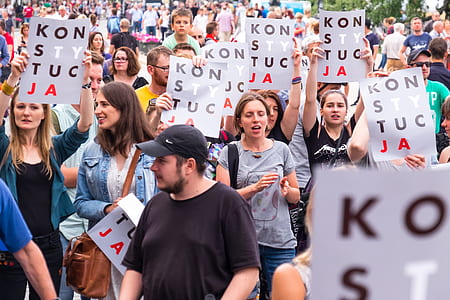 group of people doing rally thumbnail