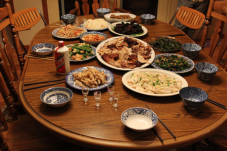 arranged variety of food on table thumbnail