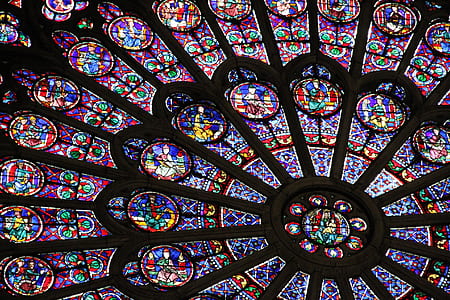 multicolored stained glass ceiling thumbnail