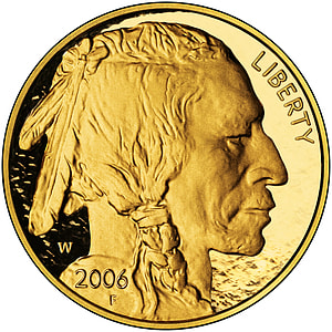 close up of 2006 Buffalo Nickel thumbnail