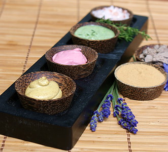 brown ceramic bowls on black wooden holder thumbnail