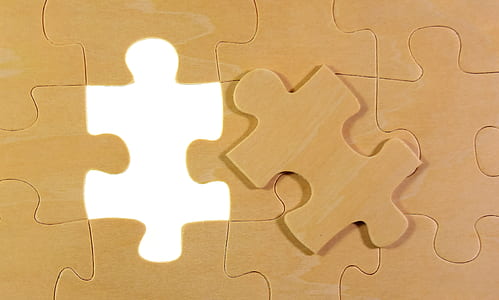 brown jigsaw puzzle piece thumbnail