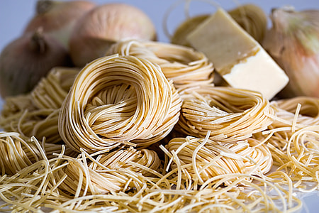 Coils of pasta and noodles thumbnail