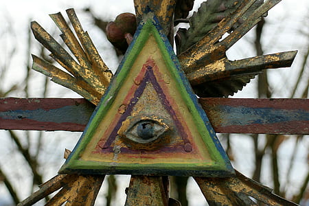 closeup photo of eye of providence artwork thumbnail