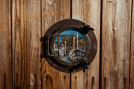 round black metal peep hole thumbnail