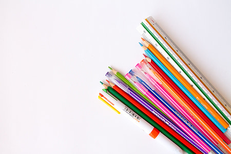 flatlay photography of coloring pencils thumbnail