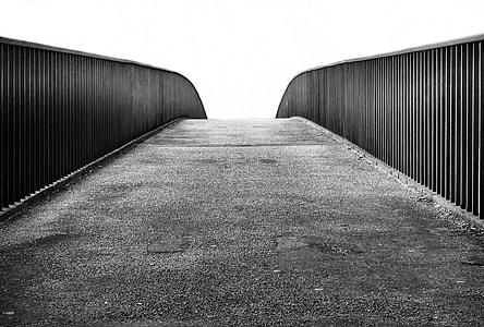 grayscale photo of bridge thumbnail