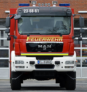 red Man truck on road thumbnail