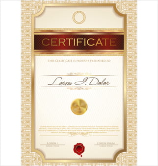 vector certificate template eps ai file free graphics uihere ai certificate template