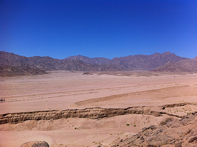 empty field beside mountains during daytime thumbnail