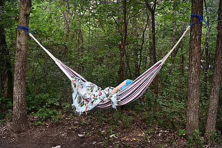 person lying on hammock thumbnail