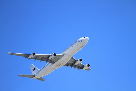 white and blue airplane thumbnail
