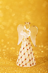 clear angel figurine bokeh photography thumbnail