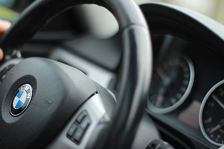 focus photography of BMW dashboard thumbnail