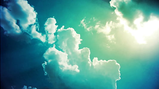 sunlight passing through clouds thumbnail
