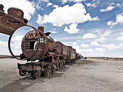 rustic brown train boat thumbnail