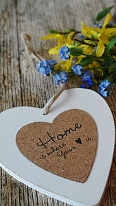 white and brown heart-shaped decor thumbnail