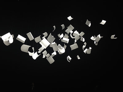 white hanging decor thumbnail