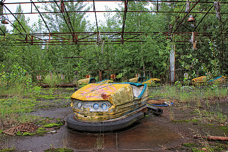 yellow and black vintage bumpcar thumbnail