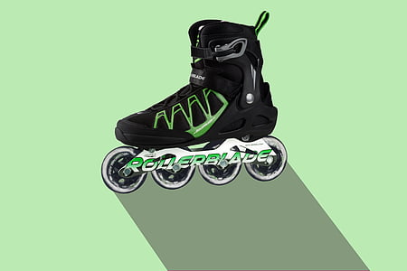 unpaired black inline skate thumbnail