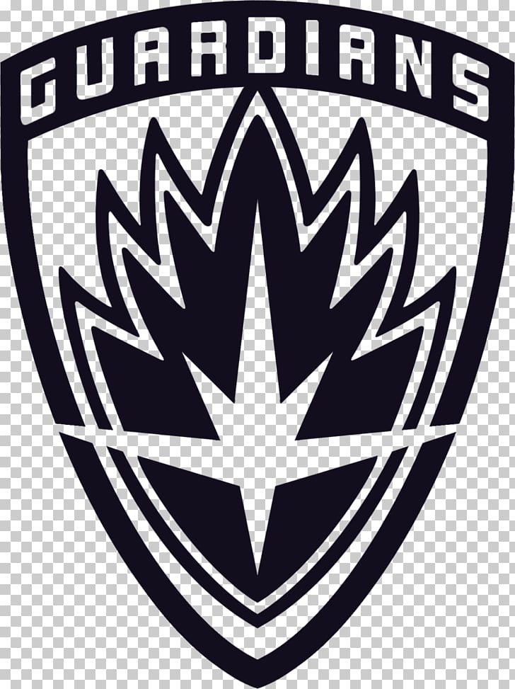 Star-Lord Rocket Raccoon Groot Decal Yondu, guardians of the galaxy, Guardians shield logo PNG clipart