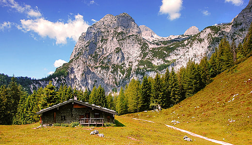 brown house near mountain thumbnail