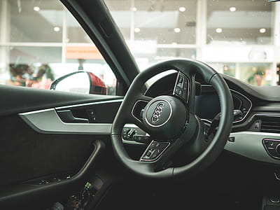 Black and Gray Audi Vehicle Interior thumbnail