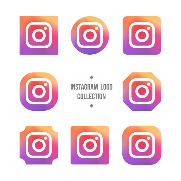 Instagram Logo Collection Eps Ai File Free Graphics Uihere