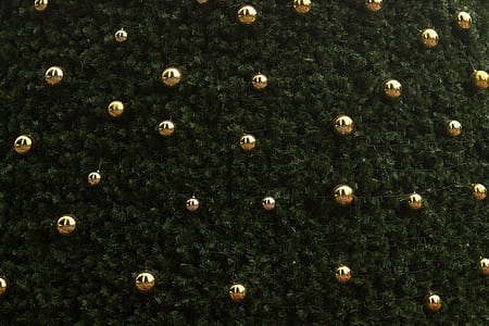 tree, bauble, christmas tree, gold thumbnail